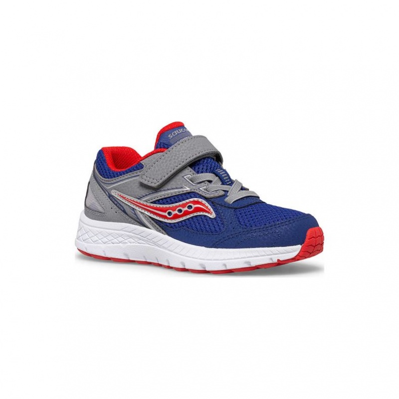 Sneakers Saucony Cohesion 14 A/C Bambini Grandi Blu Marino Grigie | ROMA-WDBI