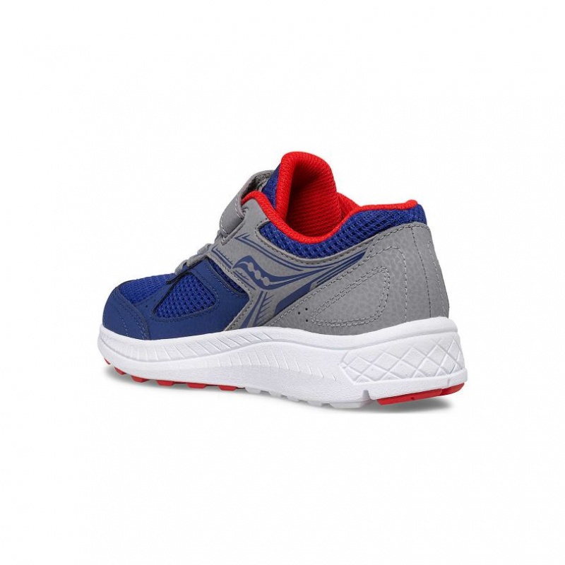 Sneakers Saucony Cohesion 14 A/C Bambini Grandi Blu Marino Grigie | ROMA-WDBI