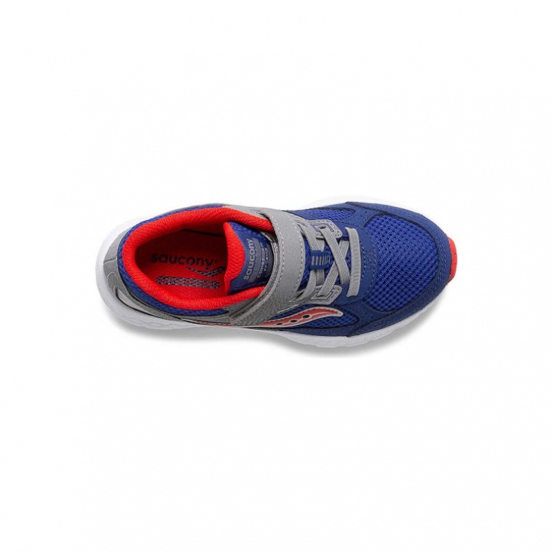 Sneakers Saucony Cohesion 14 A/C Bambini Grandi Blu Marino Grigie | ROMA-WDBI