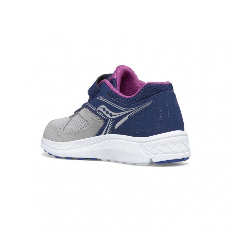 Sneakers Saucony Cohesion 14 A/C Bambini Grandi Blu Marino Grigie | ITALIA-JMEQ