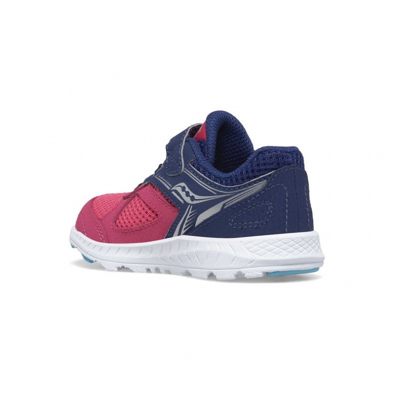 Sneakers Saucony Cohesion 14 A/C Jr. Bambini Piccoli Rosa Blu Marino | ITALIA-VHWK