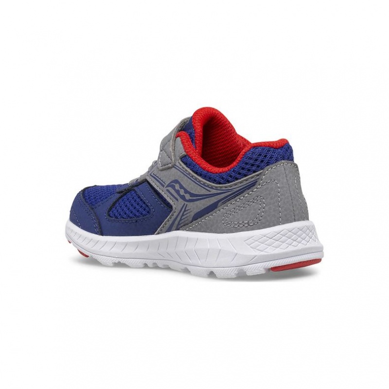 Sneakers Saucony Cohesion 14 A/C Jr. Bambini Piccoli Blu Marino Grigie | ROMA-JXVA