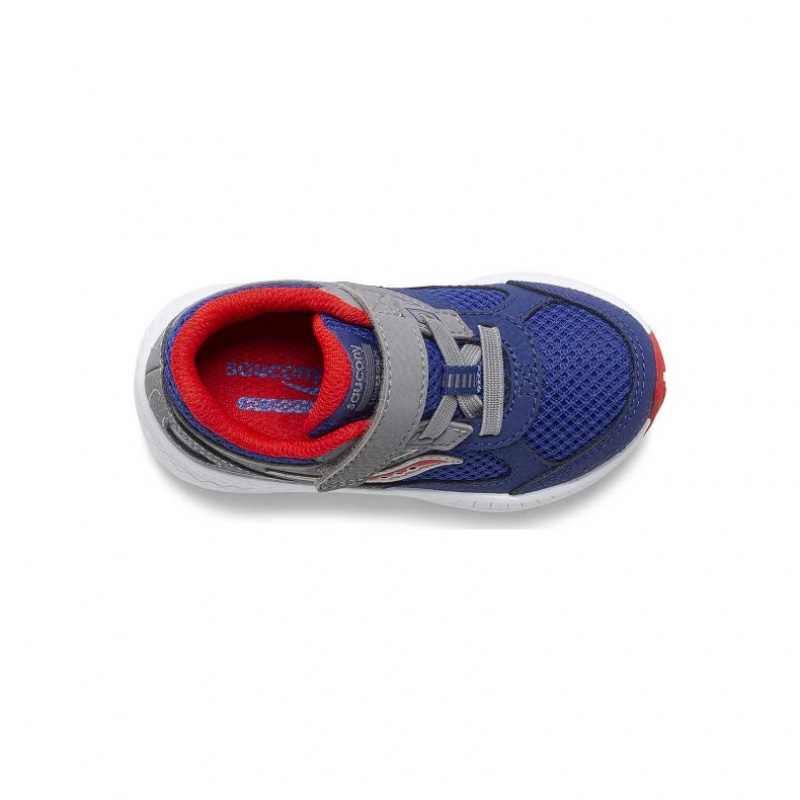 Sneakers Saucony Cohesion 14 A/C Jr. Bambini Piccoli Blu Marino Grigie | ROMA-JXVA