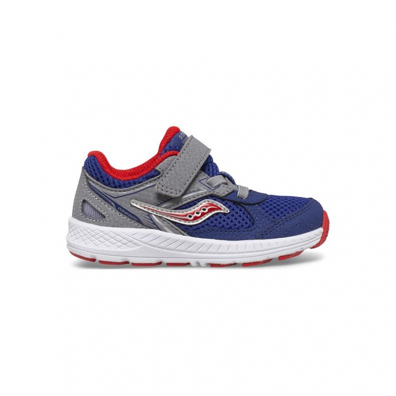 Sneakers Saucony Cohesion 14 A/C Jr. Bambini Piccoli Blu Marino Grigie | ROMA-JXVA