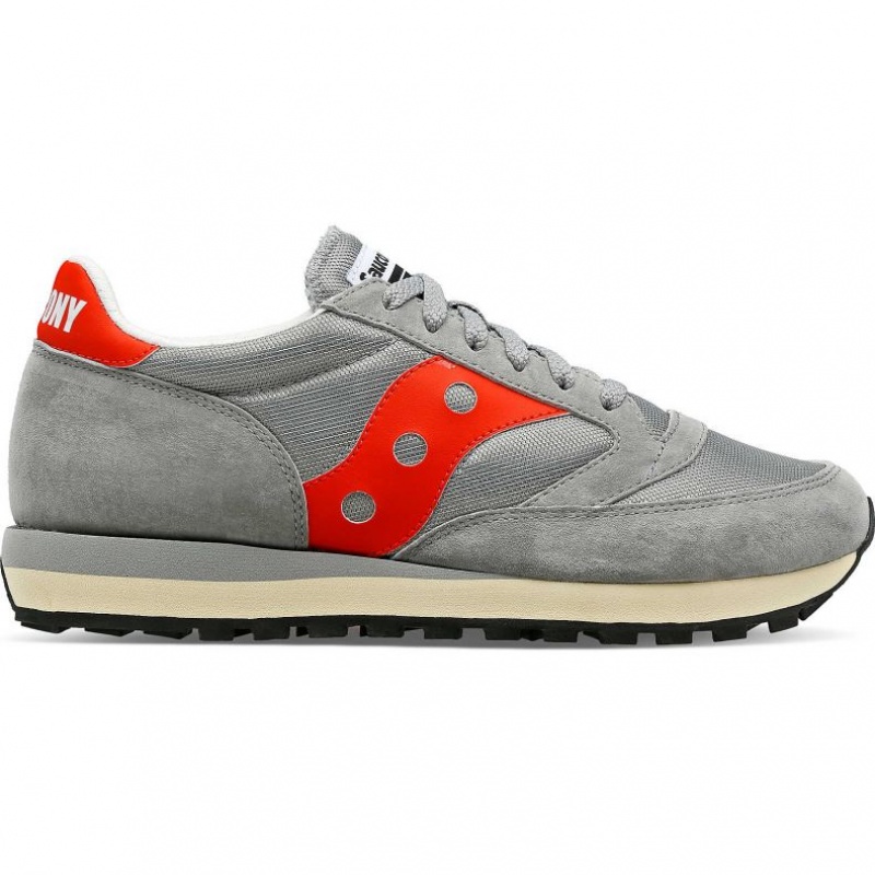 Sneakers Saucony Jazz 81 Uomo Grigie Rosse | ITALIA-TFRX