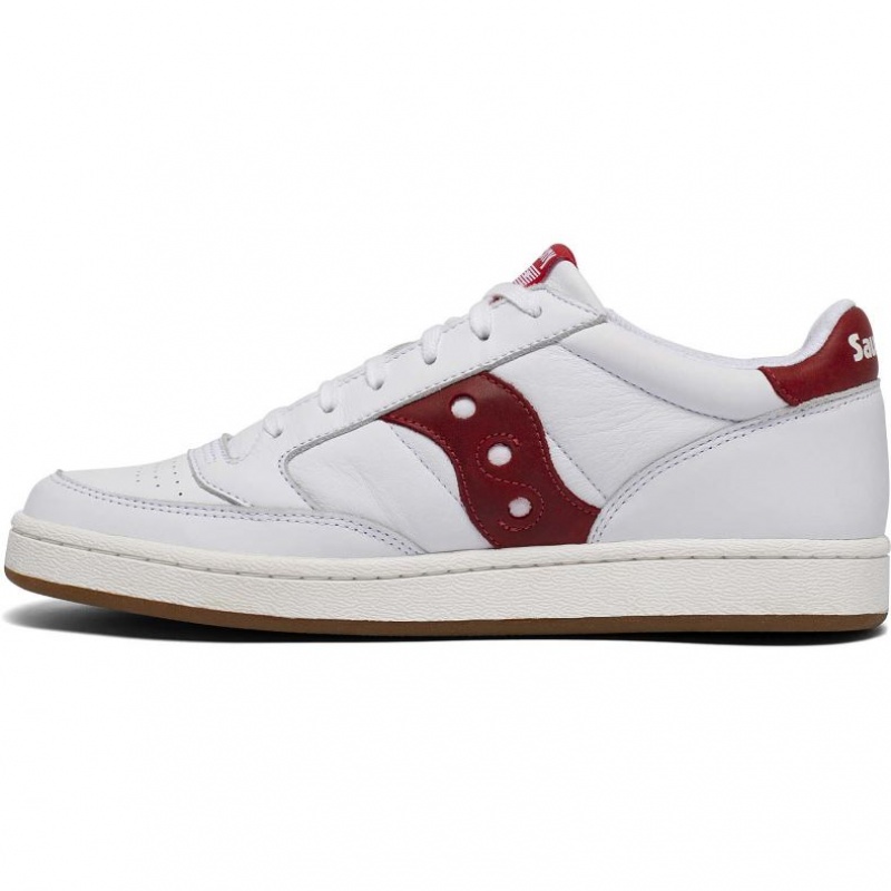 Sneakers Saucony Jazz Court Donna Bianche Rosse | ROMA-NRIM