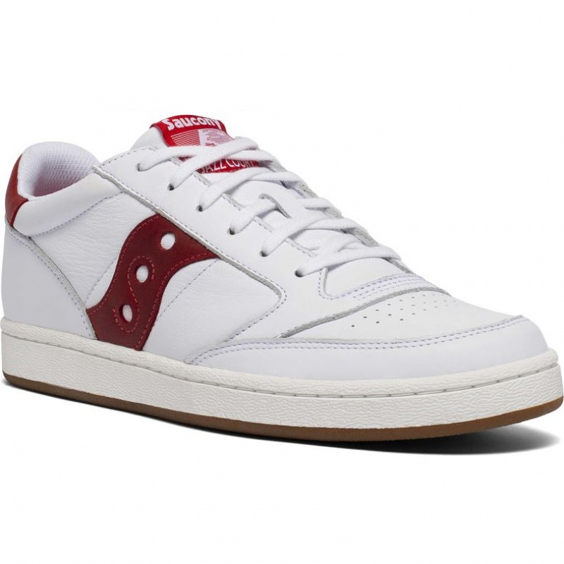 Sneakers Saucony Jazz Court Donna Bianche Rosse | ROMA-NRIM