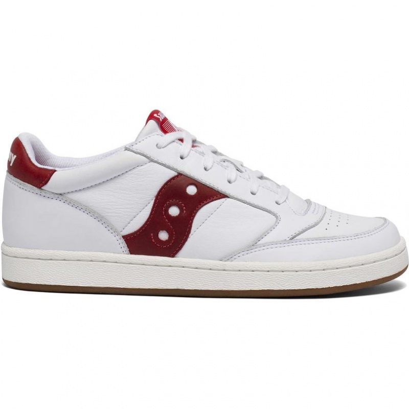 Sneakers Saucony Jazz Court Donna Bianche Rosse | ROMA-NRIM