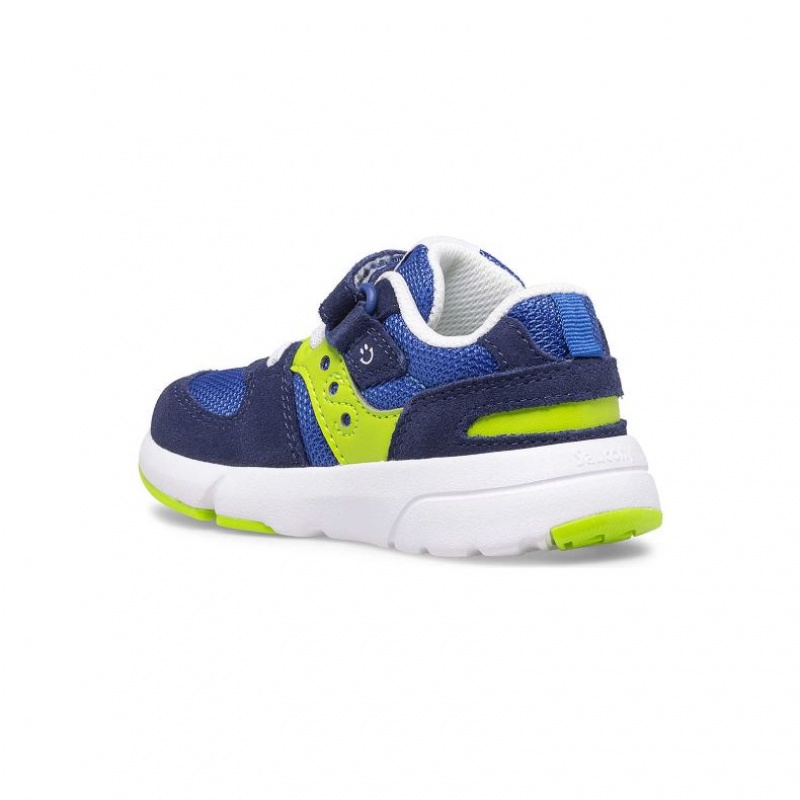 Sneakers Saucony Jazz Lite 2.0 Bambini Piccoli Blu Verdi | ITALIA-DPCG