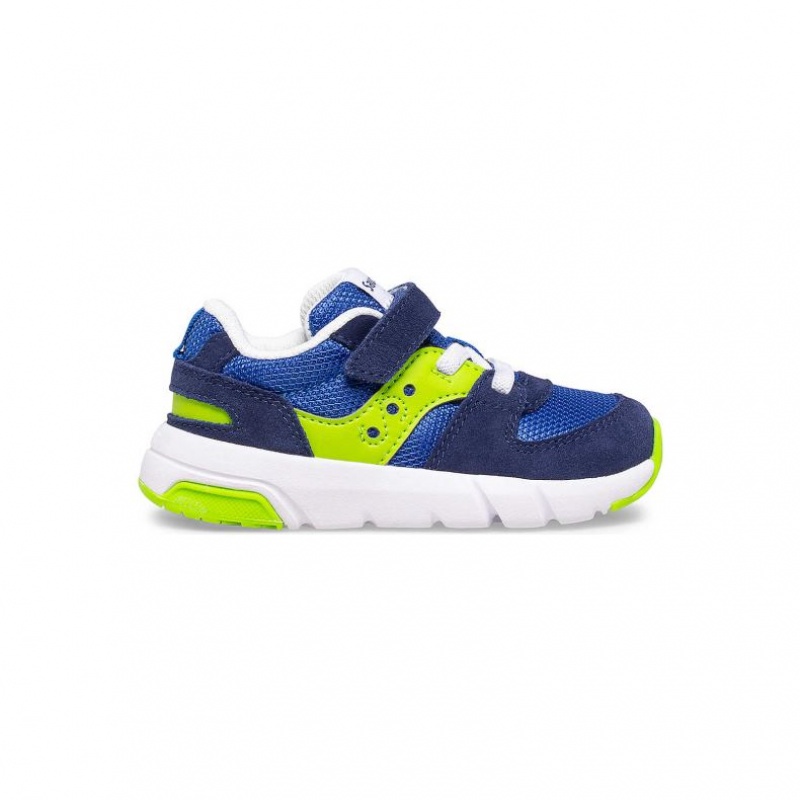 Sneakers Saucony Jazz Lite 2.0 Bambini Piccoli Blu Verdi | ITALIA-DPCG