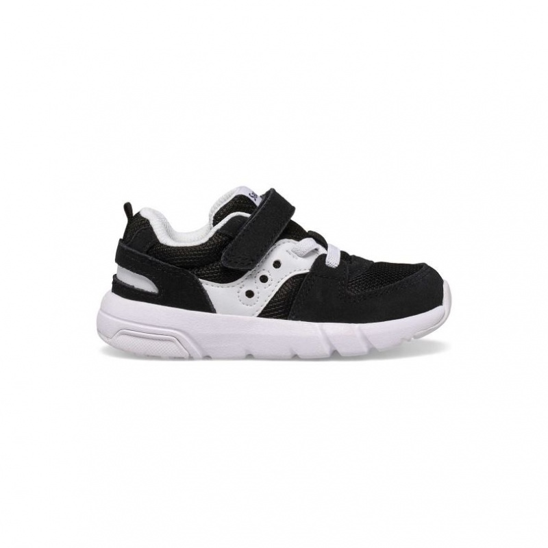 Sneakers Saucony Jazz Lite 2.0 Bambini Piccoli Nere Bianche | ROMA-GNQW