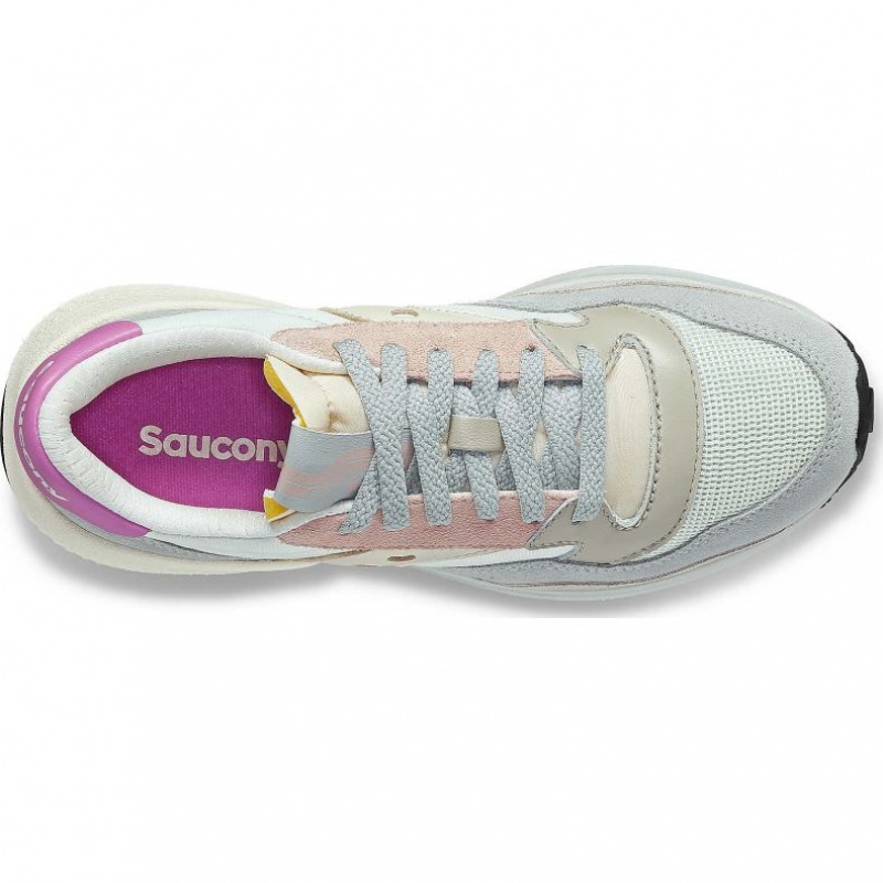 Sneakers Saucony Jazz NXT Donna Bianche Grigie Rosa | ROMA-LTFZ