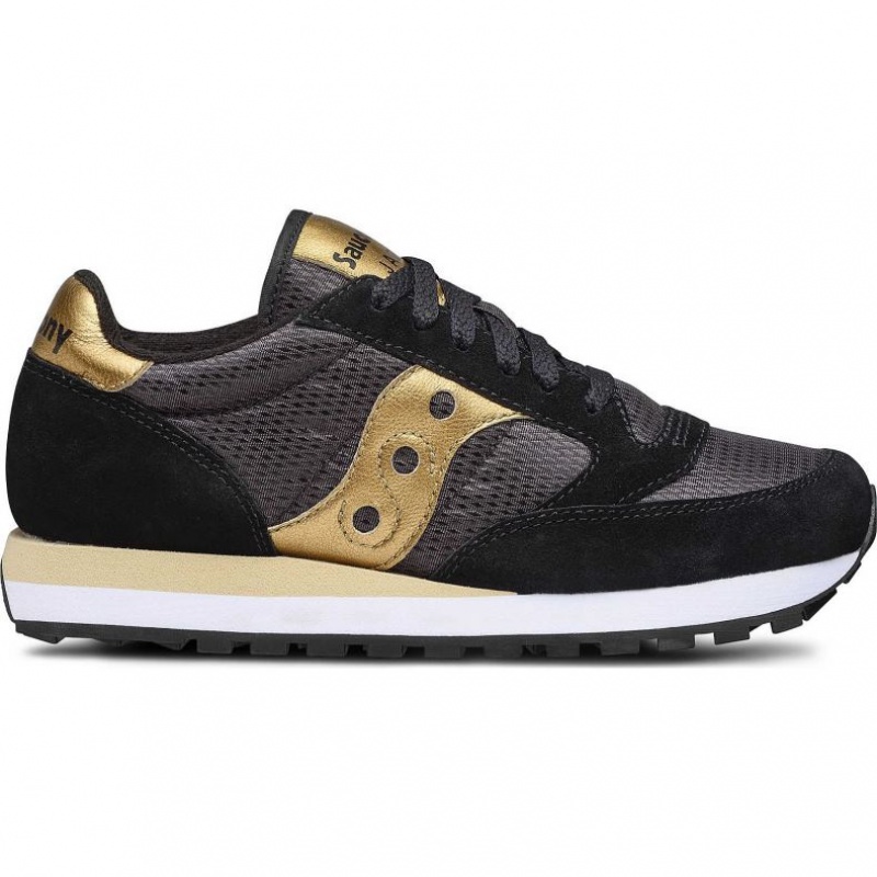 Sneakers Saucony Jazz Original Donna Nere Oro | ROMA-DWCB