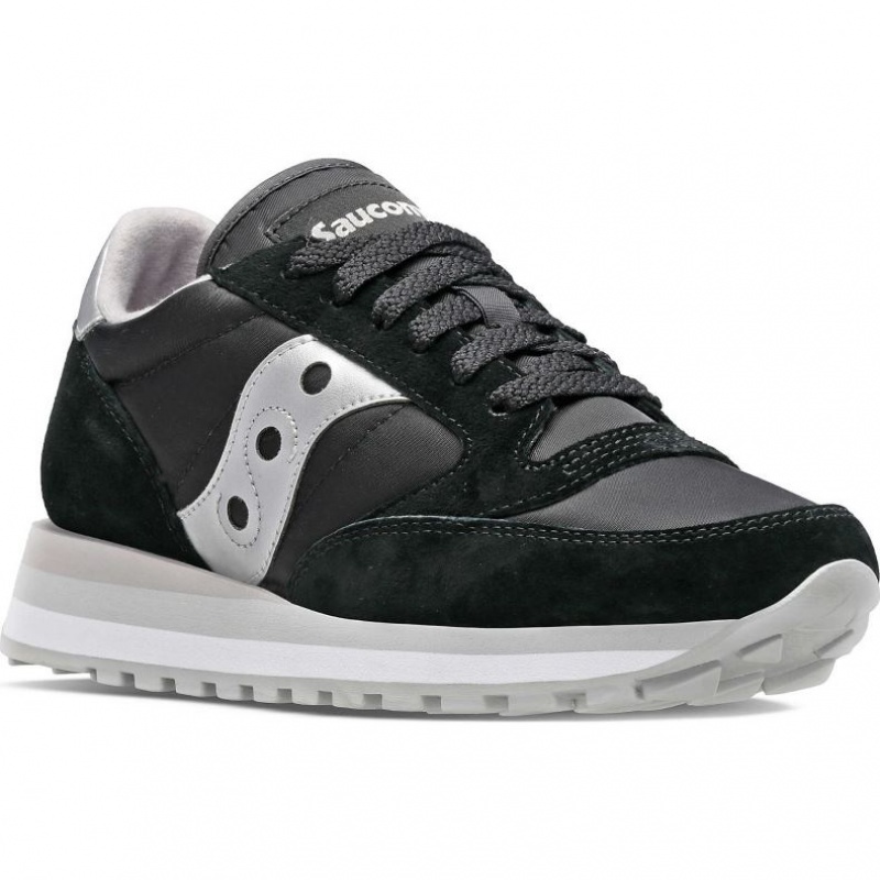 Sneakers Saucony Jazz Triple Donna Nere Argento | ROMA-NVQF