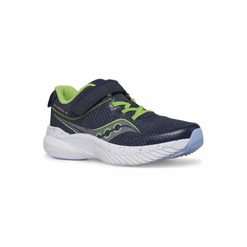 Sneakers Saucony Kinvara 14 A/C Bambini Grandi Blu Marino | ROMA-WIAB