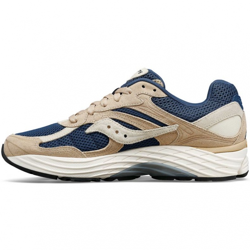 Sneakers Saucony ProGrid Omni 9 Premium Uomo Beige Blu | ITALIA-ZHGQ