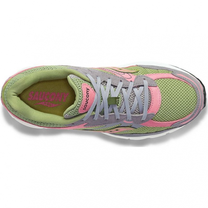 Sneakers Saucony ProGrid Omni 9 Premium Donna Grigie Verdi Rosa | ITALIA-PMJY