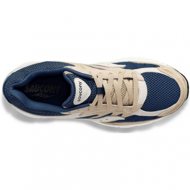 Sneakers Saucony ProGrid Omni 9 Premium Donna Beige Blu | ROMA-XULM