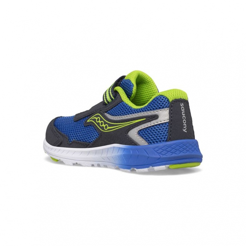 Sneakers Saucony Ride 10 Jr. Bambini Grandi Blu Marino Verdi | ROMA-PJGD