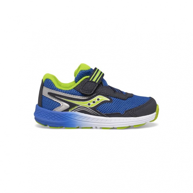 Sneakers Saucony Ride 10 Jr. Bambini Grandi Blu Marino Verdi | ROMA-PJGD