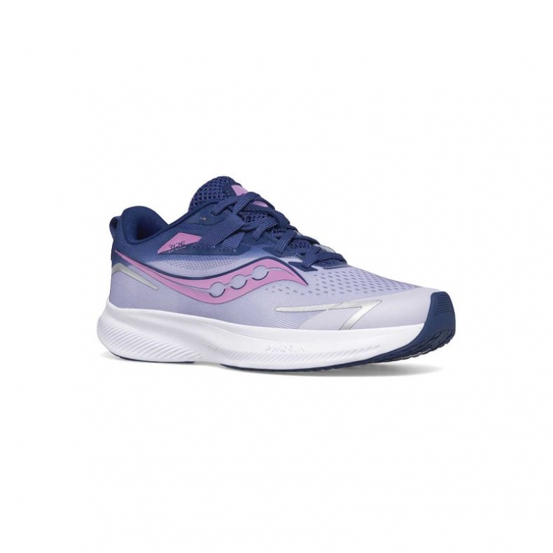 Sneakers Saucony Ride 15 Bambini Grandi Viola Indaco | ROMA-PBUX