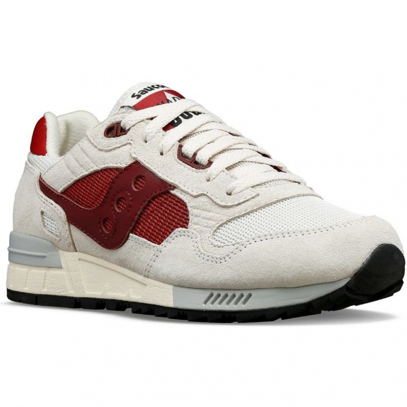 Sneakers Saucony Shadow 5000 Uomo Bianche Rosse | ROMA-EMDT