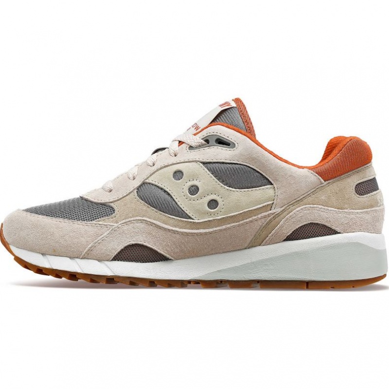 Sneakers Saucony Shadow 6000 Donna Beige Grigie | ITALIA-FSAW