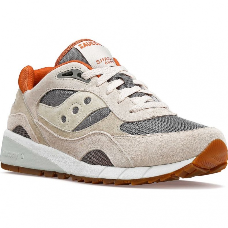 Sneakers Saucony Shadow 6000 Donna Beige Grigie | ITALIA-FSAW