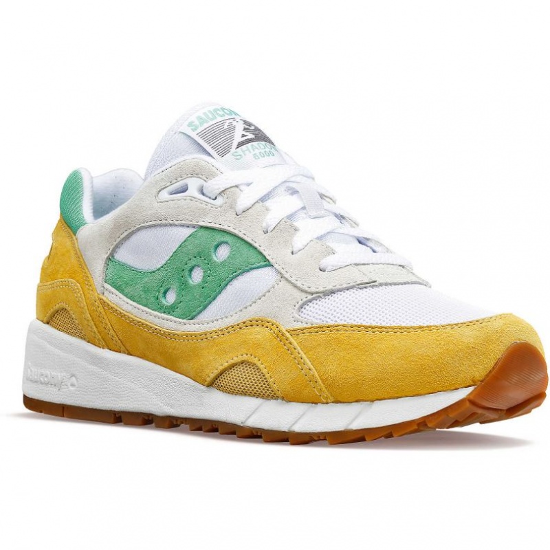 Sneakers Saucony Shadow 6000 Donna Bianche Gialle Verdi | ROMA-BTCU