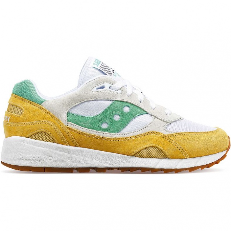 Sneakers Saucony Shadow 6000 Donna Bianche Gialle Verdi | ROMA-BTCU