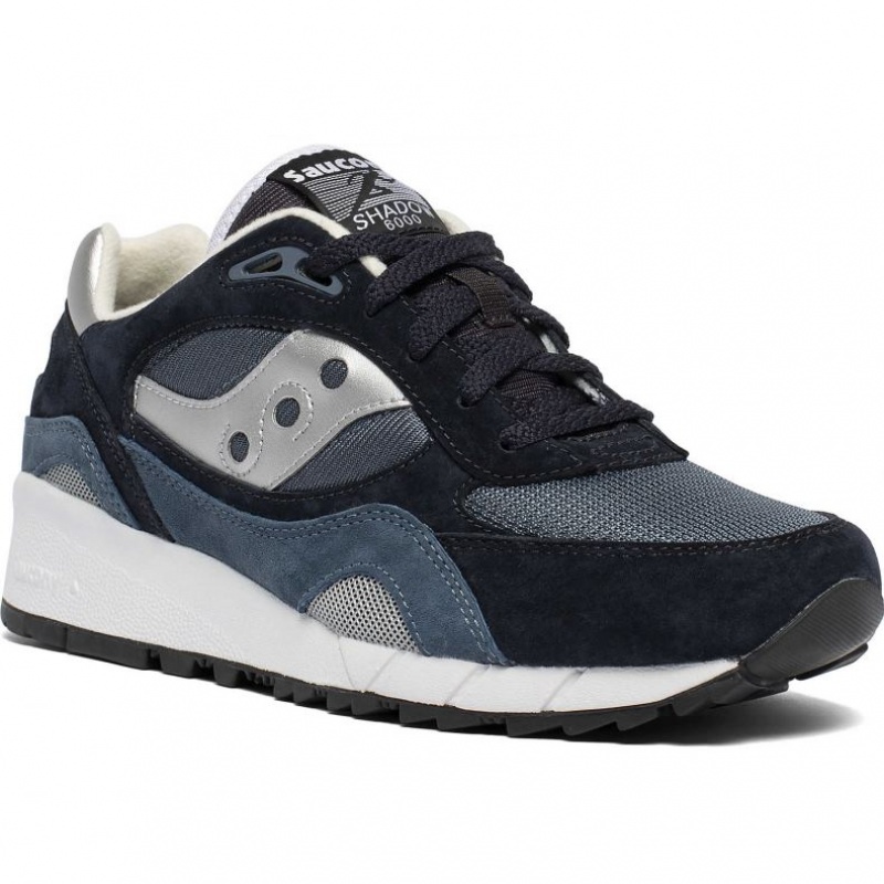 Sneakers Saucony Shadow 6000 Donna Blu Marino Argento | ITALIA-XWAZ