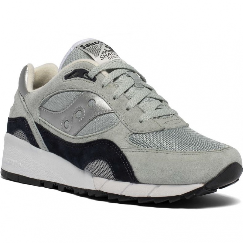 Sneakers Saucony Shadow 6000 Donna Grigie Argento | ITALIA-HYZG