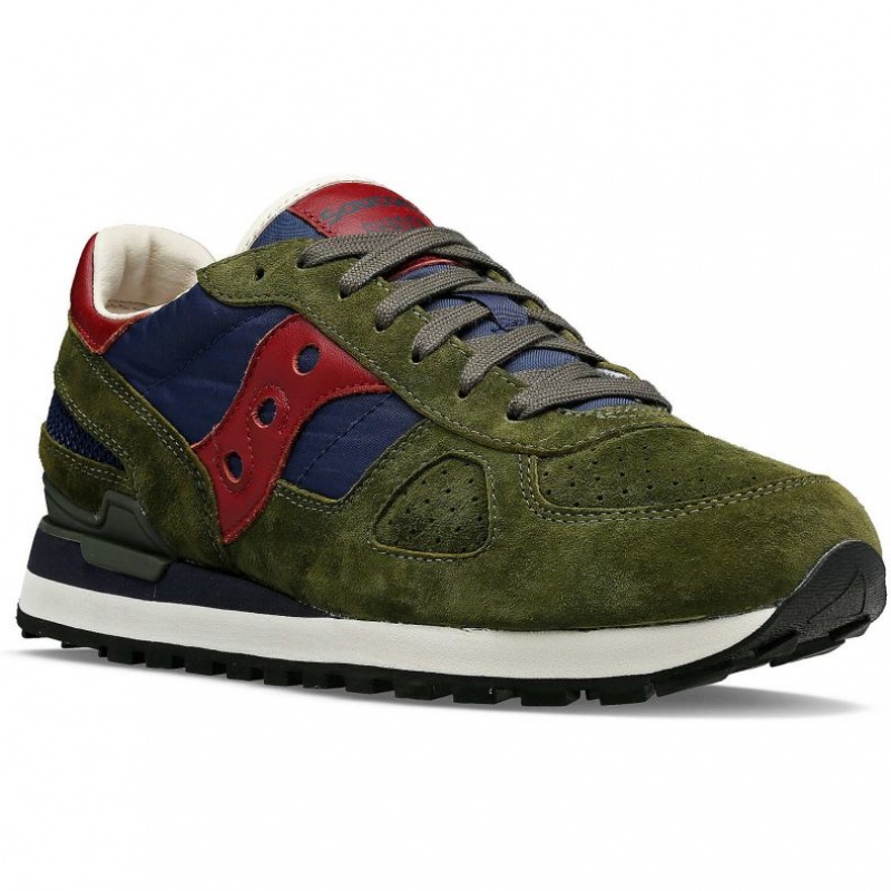 Sneakers Saucony Shadow Original Premium Uomo Verde Oliva | ROMA-HRWT