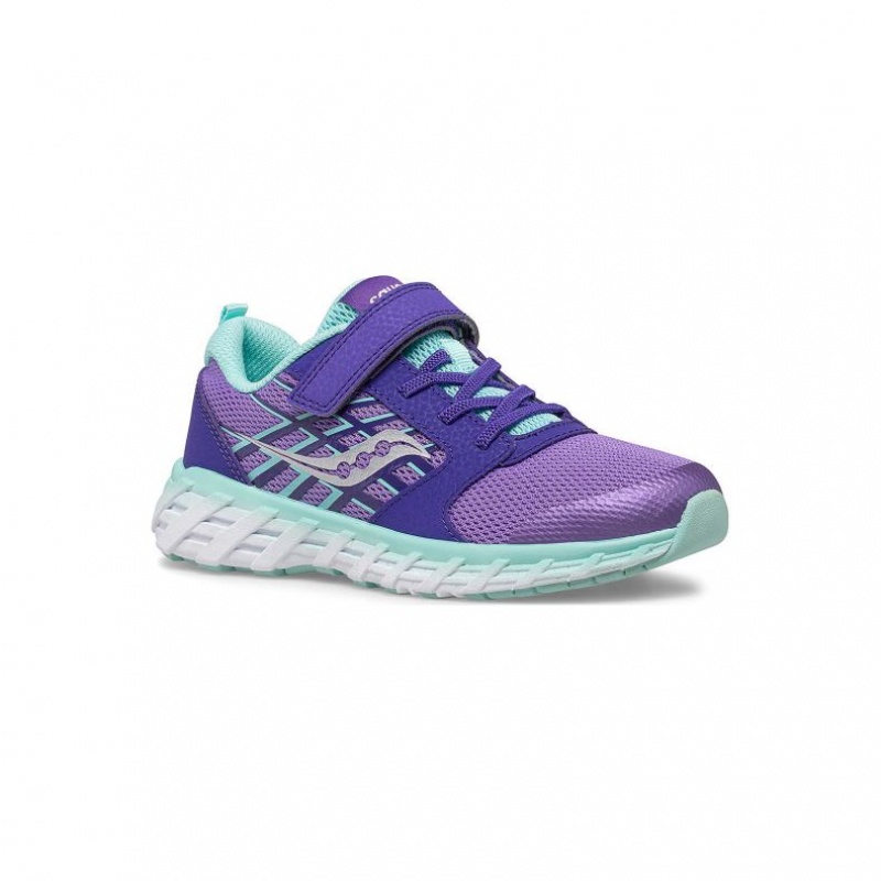 Sneakers Saucony Wind 2.0 A/C Bambini Grandi Viola | ITALIA-JPBG