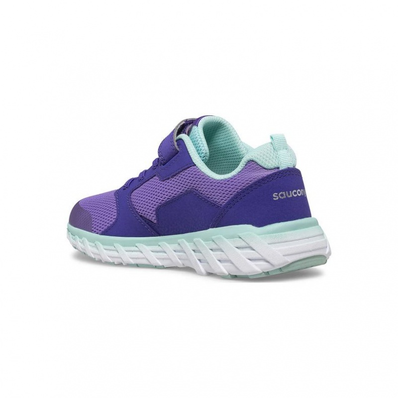 Sneakers Saucony Wind 2.0 A/C Bambini Grandi Viola | ITALIA-JPBG