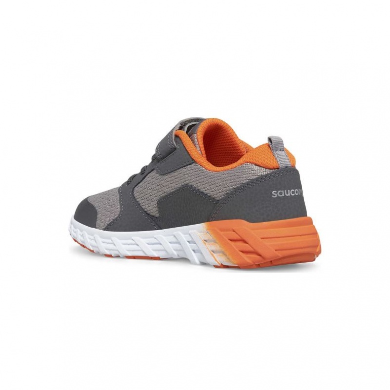 Sneakers Saucony Wind 2.0 A/C Bambini Grandi Grigie | ITALIA-LGXM