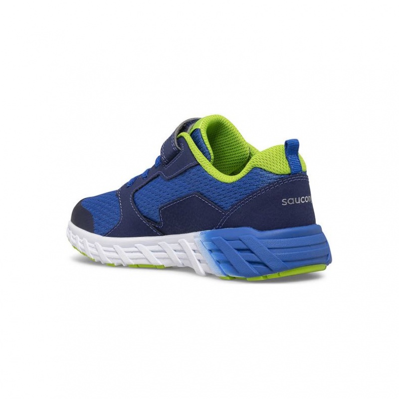 Sneakers Saucony Wind 2.0 A/C Bambini Grandi Blu | ROMA-YBHS