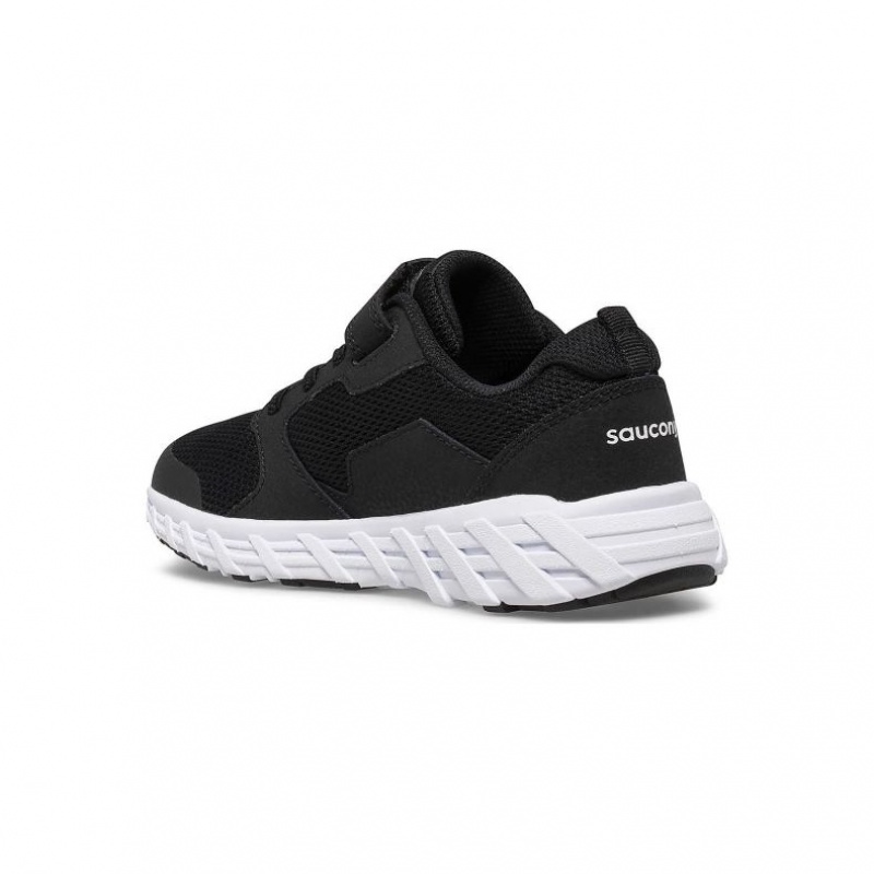 Sneakers Saucony Wind 2.0 A/C Bambini Grandi Nere | ITALIA-SIXB