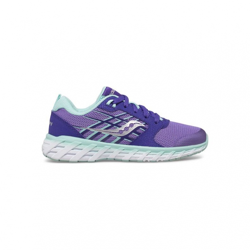 Sneakers Saucony Wind 2.0 Lace Bambini Grandi Viola | ROMA-GEJB